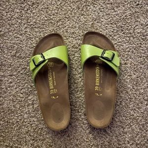 green birkenstocks